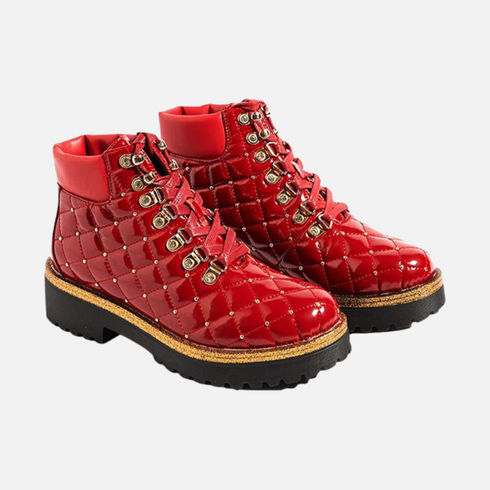 Shine Quilted Boots