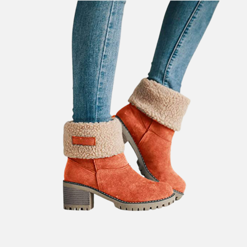 Ankle Heel Snow Boots