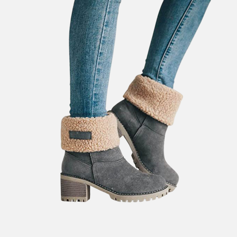 Ankle Heel Snow Boots