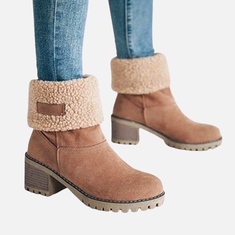Ankle Heel Snow Boots