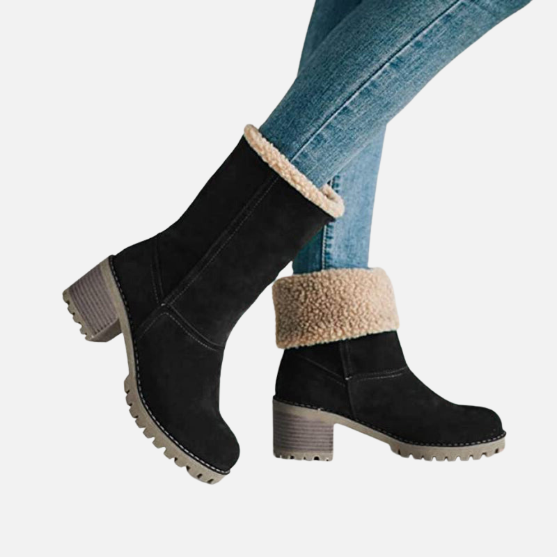 Ankle Heel Snow Boots