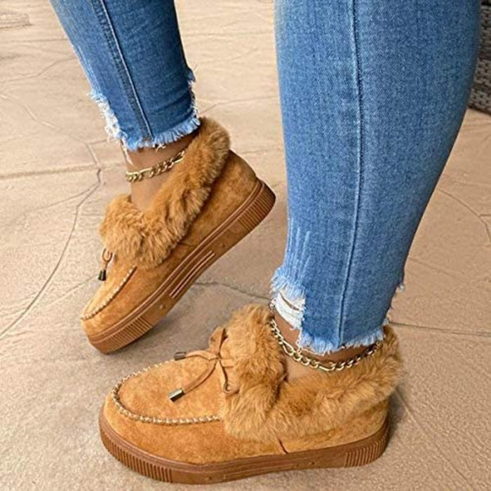 Women Lining Ankle Snow Boots