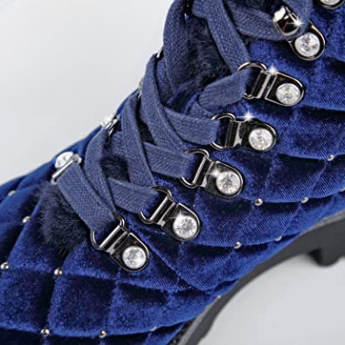 Quilted Ankle Snow Boots