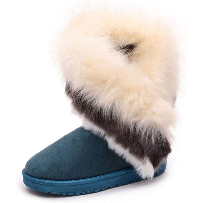 Women's Faux Fur Tassel Winter Snow Boot