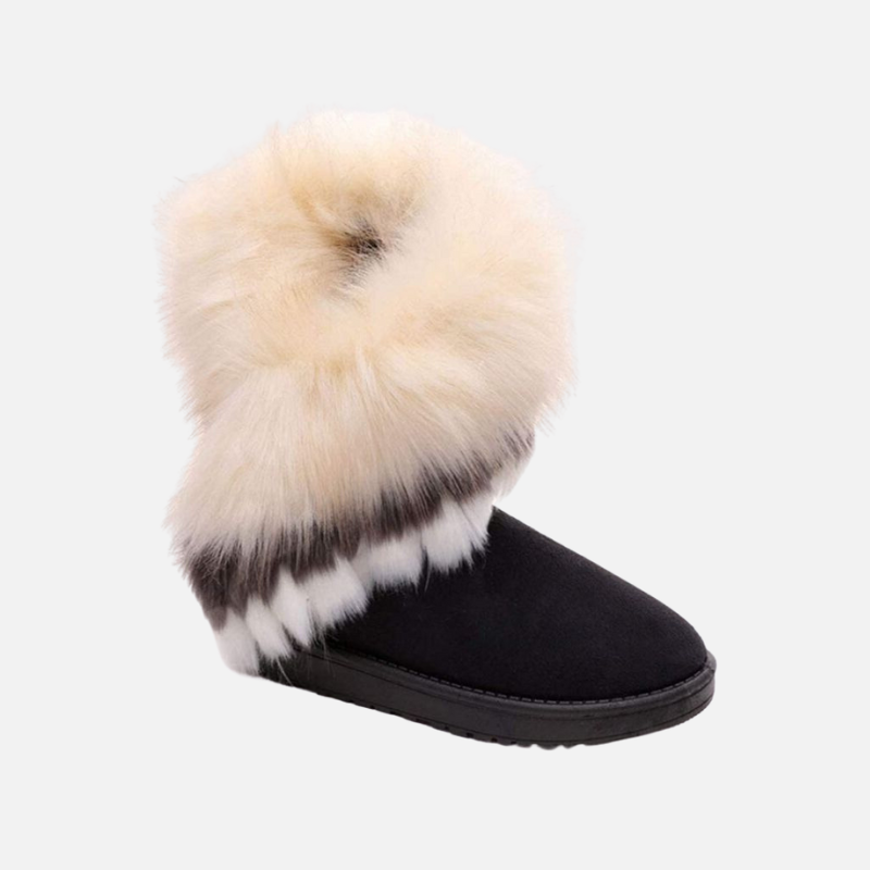 Women's Faux Fur Tassel Winter Snow Boot